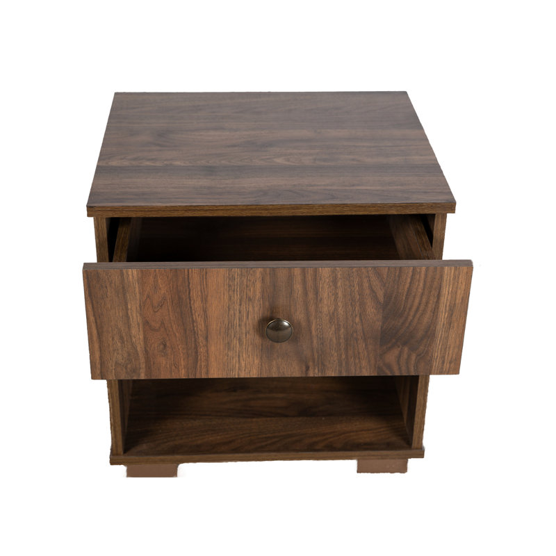 Grand lit très grand tapissier avec 2 tables de chevet, couleur pierre, 100%, 42,5 po Hauteur, tables de chevet rembourrées de 79,83 lb, noyer