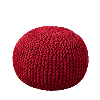 Odriscoll Upholstered Cotton Ottoman