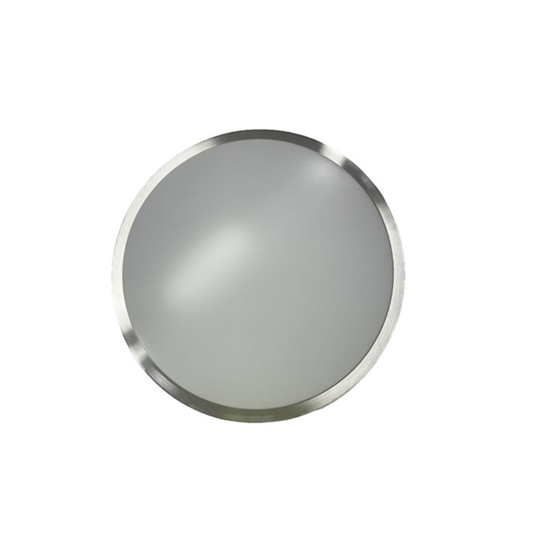 Dimmable Round Flush Mount, Brushed Nickle