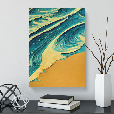 Beach Marbling Vol.1 - Wrapped Canvas
