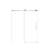 Frameless Shower Door, 1/4 "(6 Mm) Clear Tempered Glass, Explosion Proof Film, Stainless Steel Handle-121059911