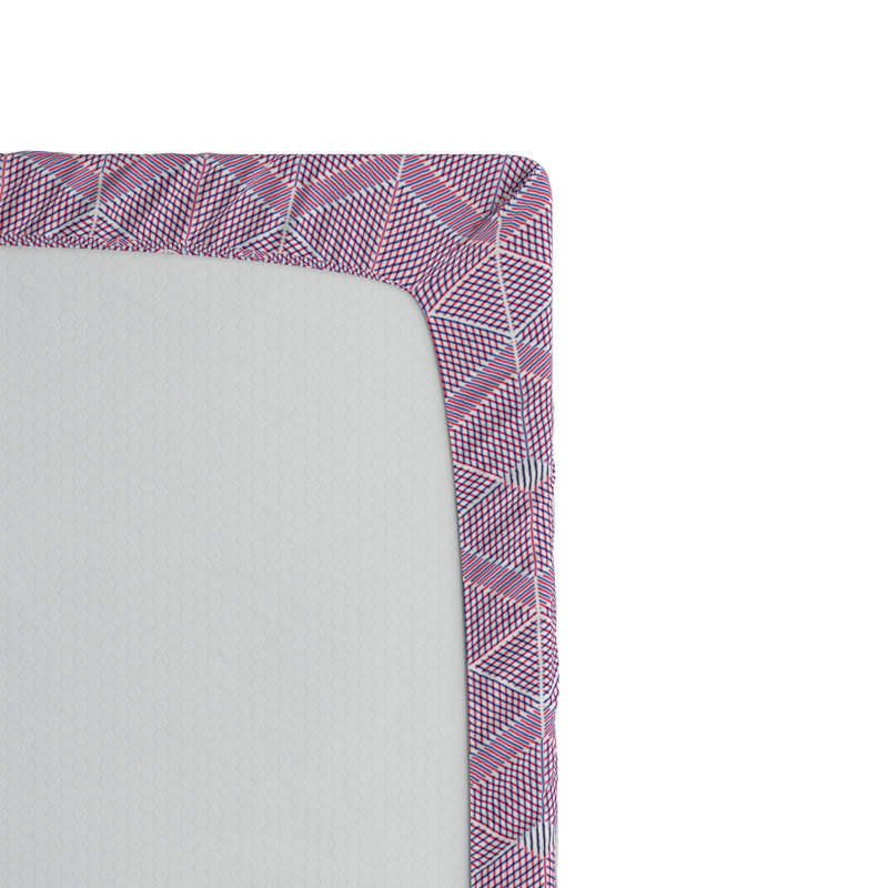 Microfiber Geometric Fitted Sheet, Full Fitted Sheet