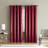 Jamie Embossed Scroll Grommet Blackout Curtain Panel-1036757897-1031258189