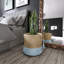 Panier de rangement en jute naturel fait à la main-54318800-54318799