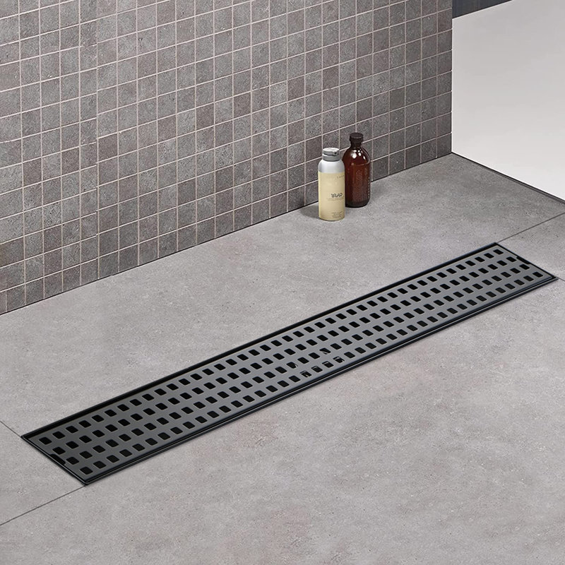 24'' W Linear Grid, Matte Black