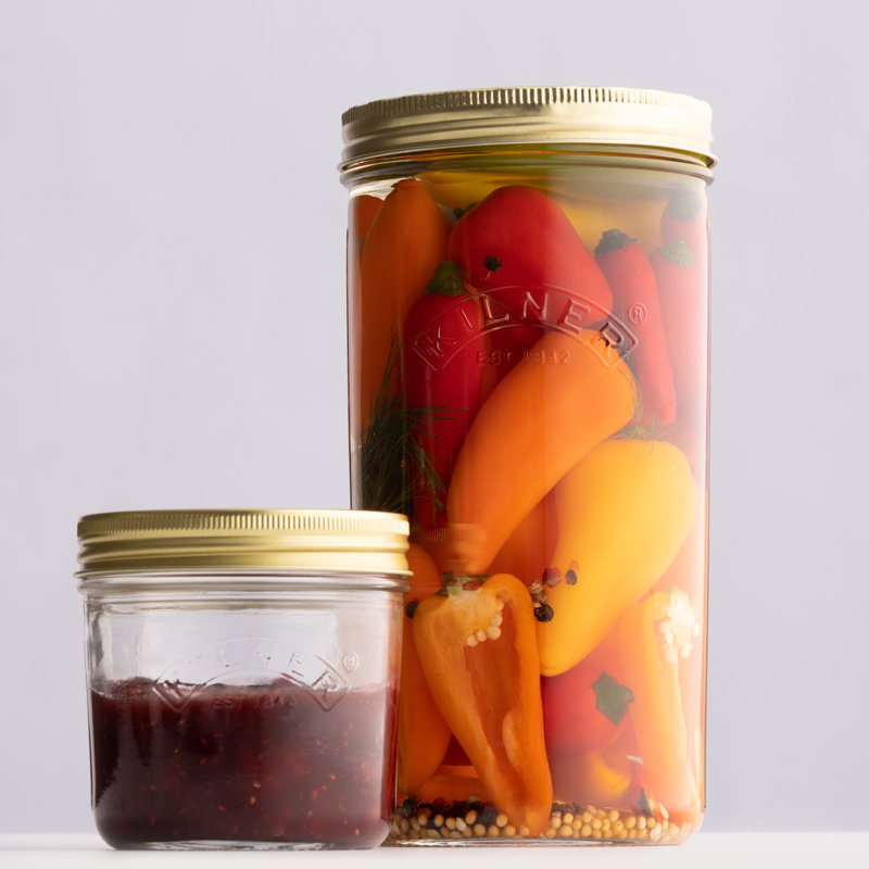 Glass Canning Jar - Set of 12