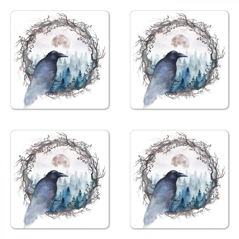 Square 4 Piece Coaster Set