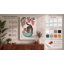 Cat in Turquoise Bowl Japandi - Wrapped Canvas-497506516-497506519