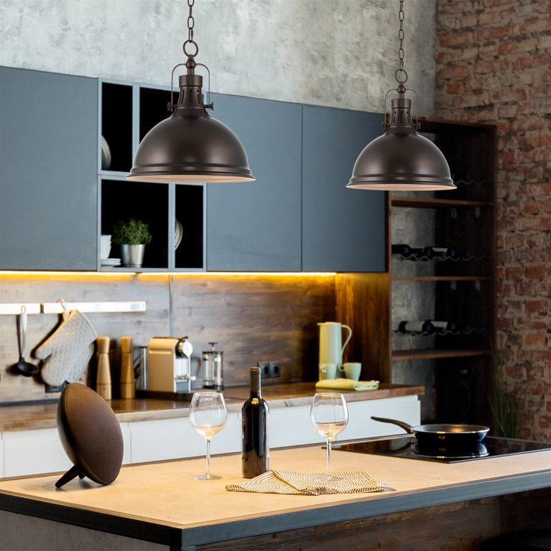 Felio 1 - Light Shaded Pendant, Oil Rubbed Bronze