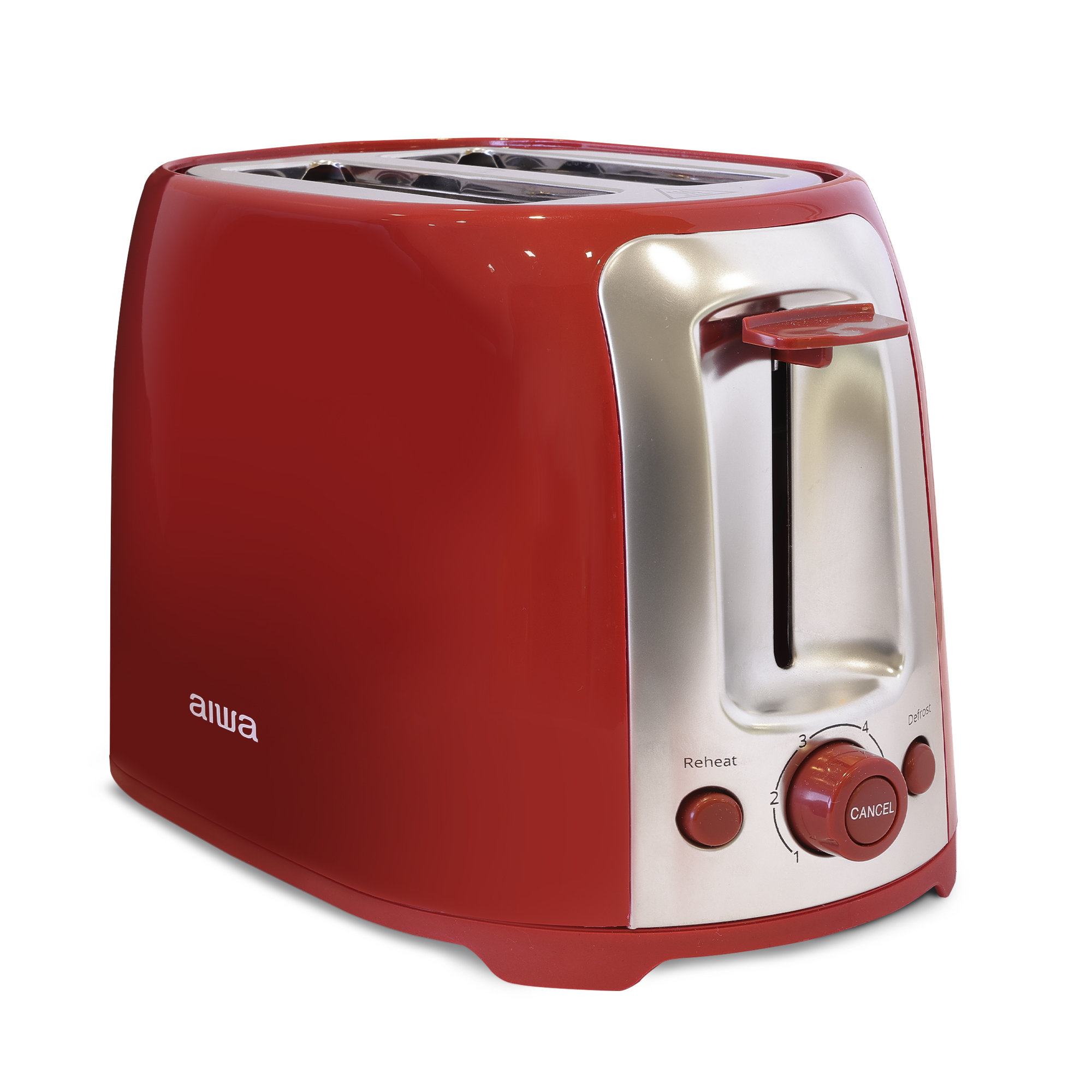 Isla Toaster Aiwa 2-Slice Toaster with Wide Slots, 6 Browning Settings, and Crumb ...