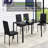 4 - Person Glass Top Four Leg Dining Set