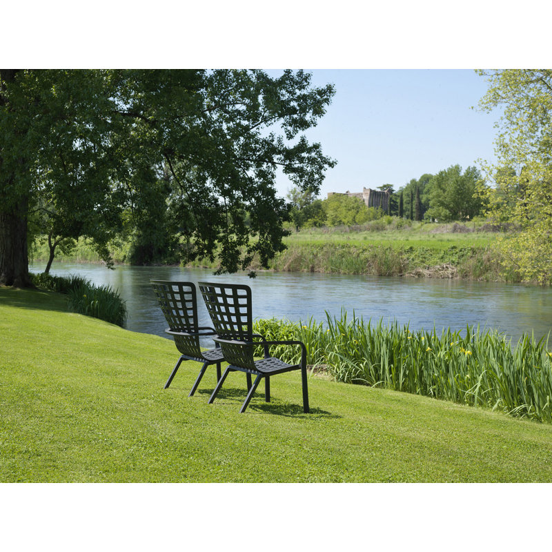 Folio Outdoor Lounge Chair, Tobacco