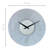 Dali 16.9" Frosted Glass Wall Clock
