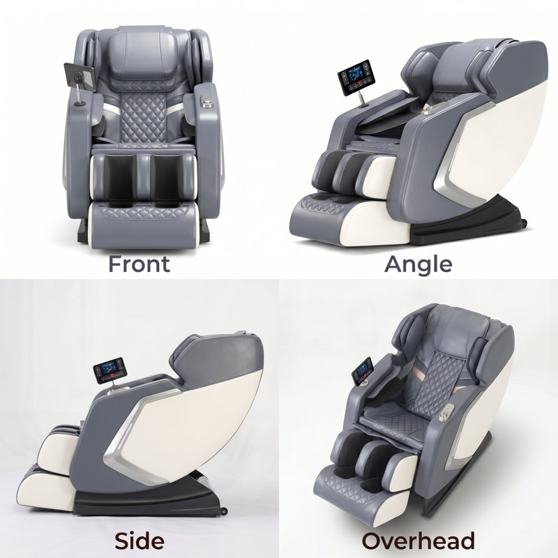 Shiatsu Massage Chair With Zero Gravity, Heat Therapy, Full Body Air Compression Massage, Extendable Footrest, 5 Auto Modes , Ideal Gift