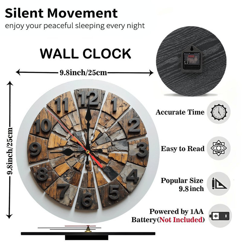 Horloge murale à bulles