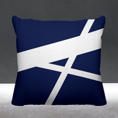 Seward  Abstract Lines Indoor/Outdoor Throw Pillow