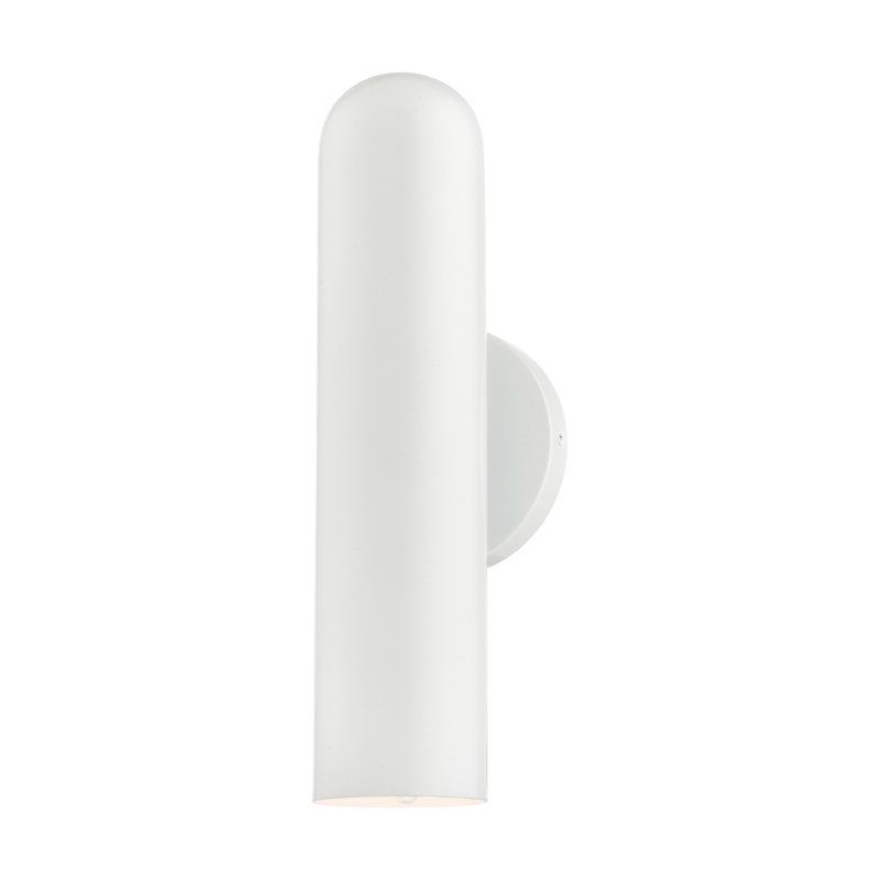 Armed Sconce, Shiny White