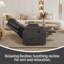 Fauteuil inclinable en cuir Kyvin-968001066