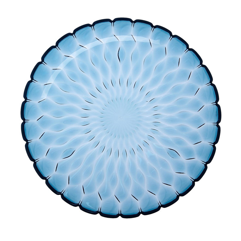 Jelly Acrylic Dinner Plate, Blue
