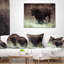 Coussin lombaire à animaux sur papier rétro