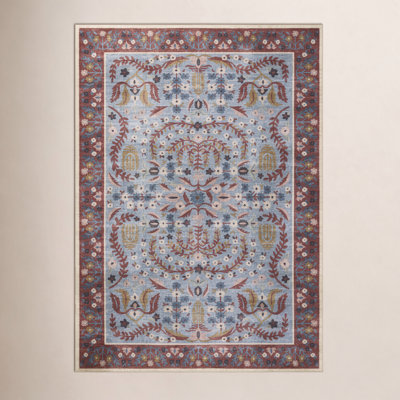 Canopy Red / Blue Area Rug