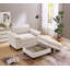 Chaise longue rembourrée avec repose-pieds et rangement-1324480600