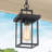 Dekotah Black 1 -Light Outdoor Pendant-1999727489