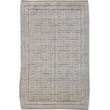 Vintage One-of-a-Kind Rectangle 3'10" x 6'3" Hand Knotted Area Rug