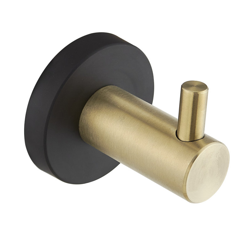 5 - Piece Bathroom Hardware Set, Black Gold