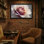 Plantes et fleurs, rose doux, impression sur toile florale