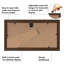 Cadre photo Cadre photo sous licence 5 x 10 Americanflat - Cadre 3,5 x 8 avec passe-partout - Verre incassable-101079380-114073935