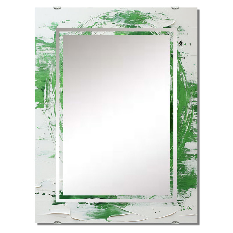 Santangelo - Abstract Collages Wall Mirror Decor MIR138002, 40" x 30"