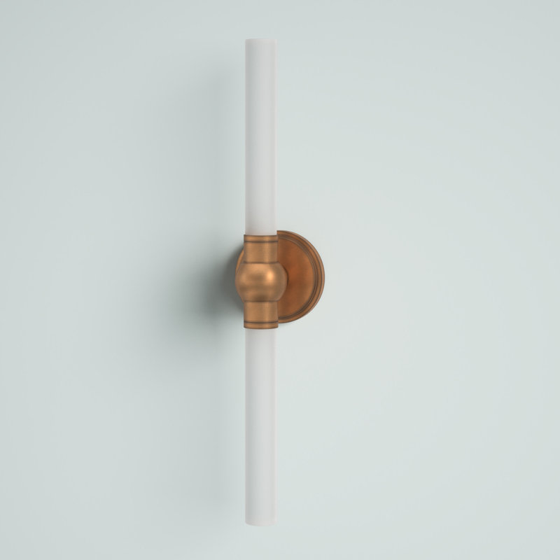 Northampt 2 - Light Bath Bar, Aged Brass