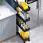 Rolling Storage Cart 83cm H x 40cm W 4 - Cabinet Sorage Trolley