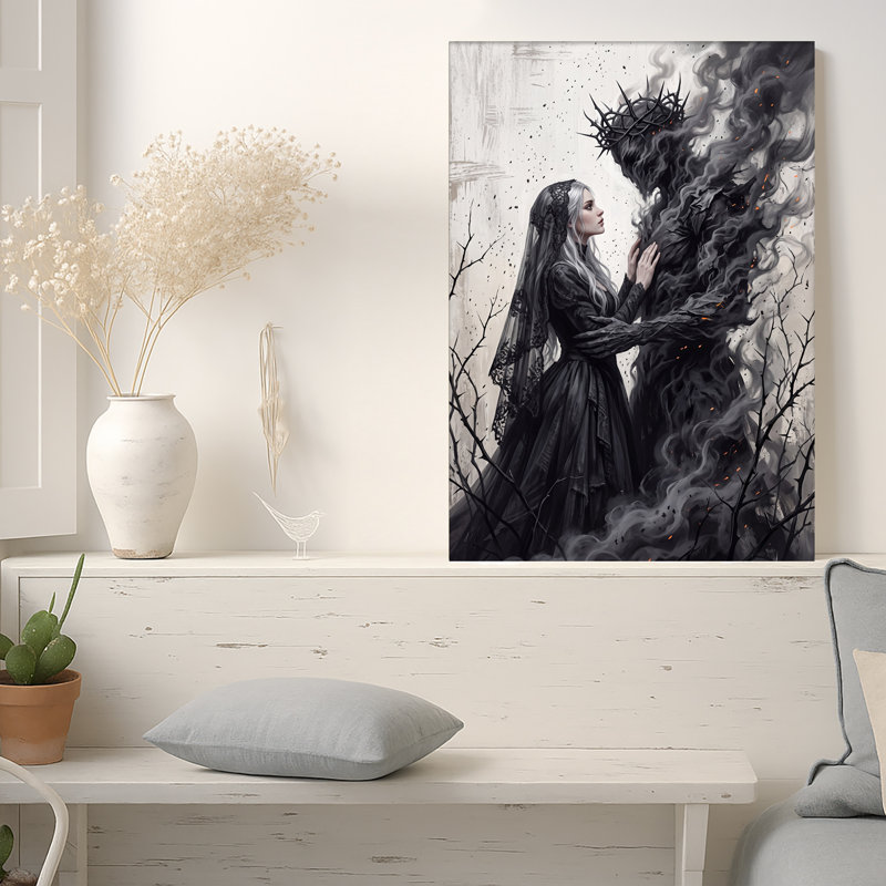 Art mural sur toile gothique, 18"H x 12"W