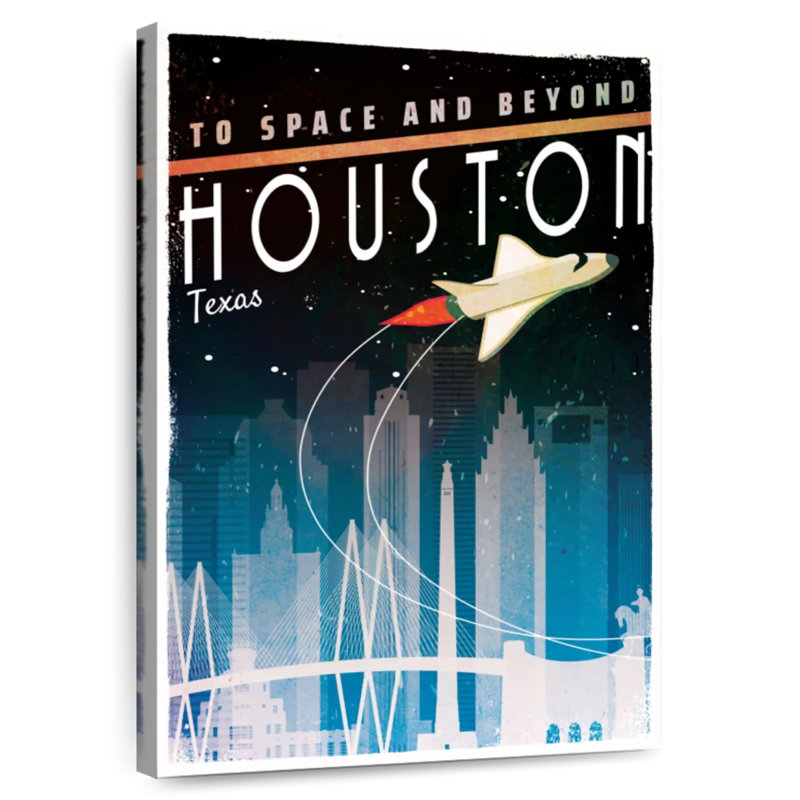 Beyond Houston, 51" H x 34" W