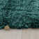 Plush Deep Pile Shaggy Petrol Blue Rug