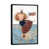Black Floater Framed