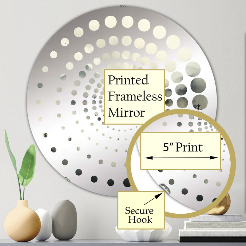 Circle Mirror, 23.6" x 23.6"