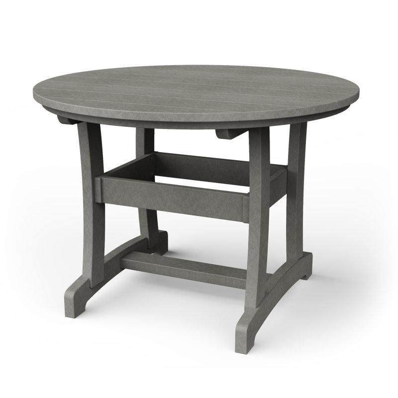 Table de salle à manger Stella, H 42 po x l 42 po x P 42 po, Gris clair