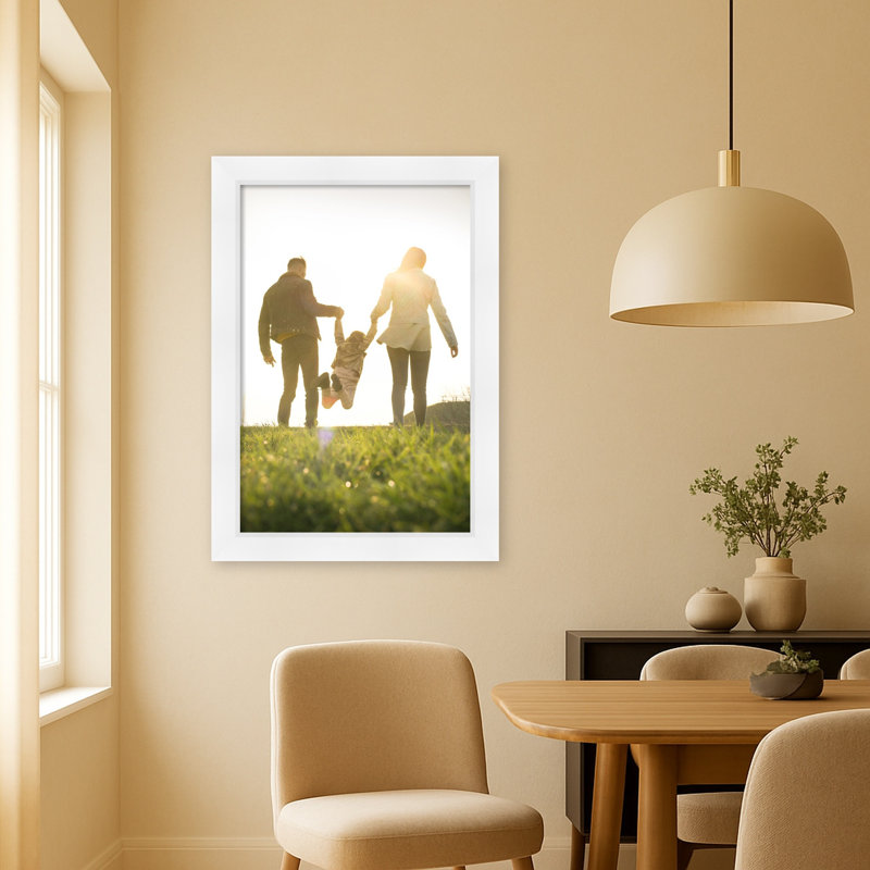 Cadre photo incliné, Noir incliné, 24 x 36