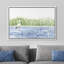 «Heron In The Pool By The Reed Marshes», reproduction d'art sur toile encadrée-108345503-108345507