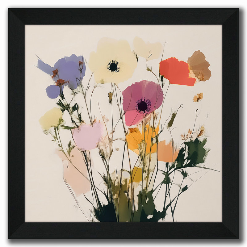 Dancing Petals II Framed Wall Art