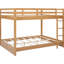 Lit superposé en bois, grand lit, inclus, pin et, peu encombrant pour cabines de montagne-129909130