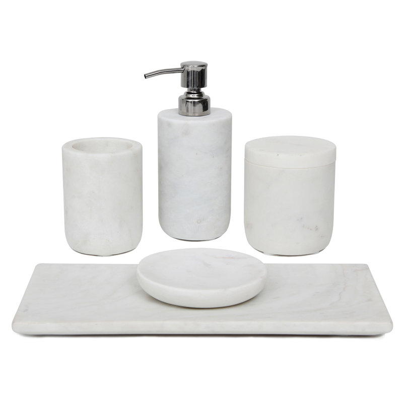 Ariella 5 Piece Bathroom Accessory Set