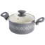 Spice By Tia Mowry 10 Piece Ceramic Nonstick Aluminum Cookware Set in Charcoal