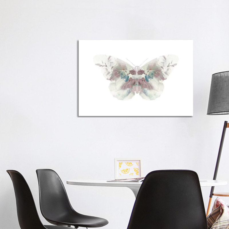 Butterfly II 1 Piece Wrapped Canvas Painting, 20.32 cm H x 30.48 cm W