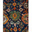 Tapis unique noué à la main Serapi - bleu, 9 pi 2 po x 11 pi 9 po