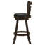 Ensemble de 2 tabourets de bar modernes en bois, un mélange parfait de tradition et de modernité pour votre bar ou votre îlot de cuisine.