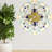 Wall Clock Oversized 36" for Living Room with Real Moving Gears Italy Style-91717529
